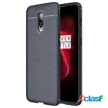 Custodia in TPU Slim-Fit Premium per OnePlus 6T - Blu Scuro