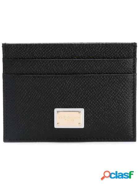 DOLCE E GABBANA PORTACARTE UOMO BI0330A100180999 PELLE NERO