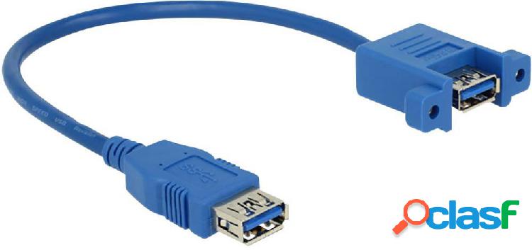 Delock Cavo USB USB 3.2 Gen1 (USB 3.0) Presa USB-A, Presa