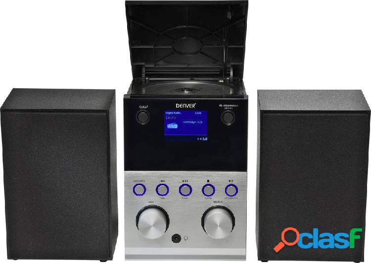 Denver MDA-260 Sistema stereo Bluetooth, DAB+, FM, USB, AUX,