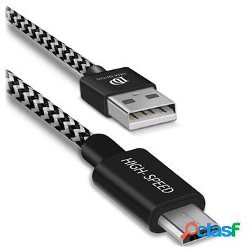 Dux Ducis K-ONE MicroUSB Cavo di Ricarica e Dati - 2.1A - 1m
