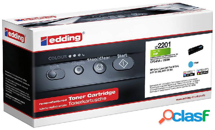 Edding EDD-2201 Toner sostituisce HP 203A (CF541A) Ciano