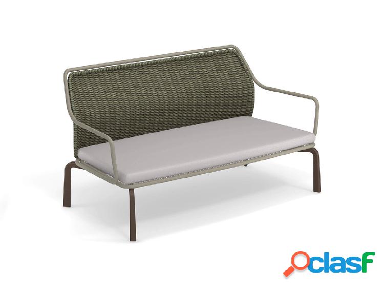 Emu Cross Sofa - Structure 37 Grey/Green - Cushions 900/71