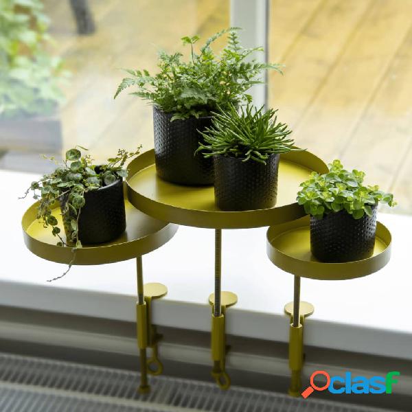 Esschert Design Vassoio per Piante con Morsetto Rotondo