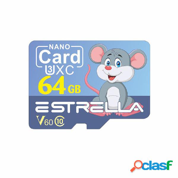 Estrella TF Card Memory Card C10 V60 U3 32G 64G 128G Smart