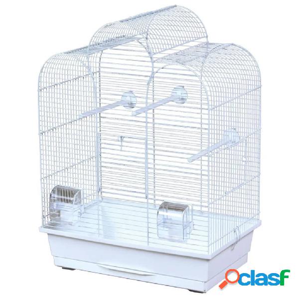 FLAMINGO Gabbia per Parrocchetti Dara 48x28x61,5 cm Bianca