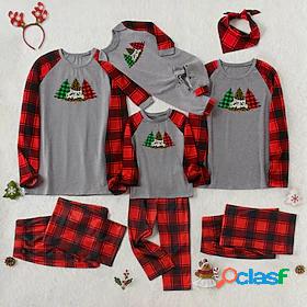 Family Look Christmas Pajamas Daily Plaid Christmas Tree