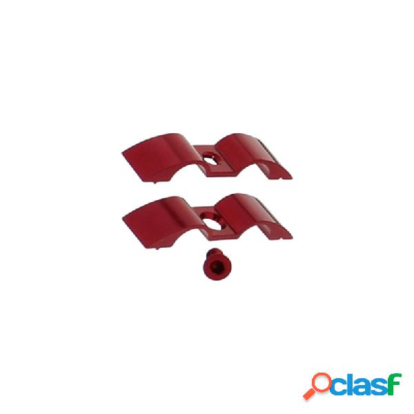 Fascetta tubo freno doppio 7mm rosso