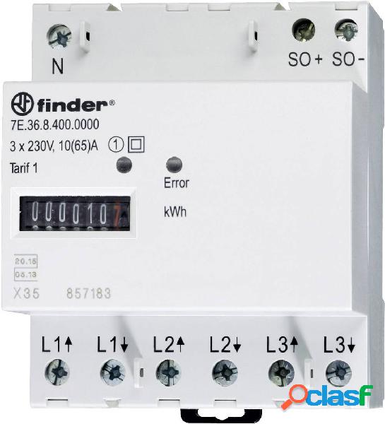 Finder 7E.36.8.400.0010 Contatore corrente trifase meccanico