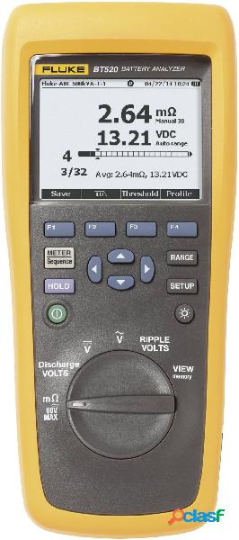 Fluke Tester batterie al piombo BT520 Campo di misura fino