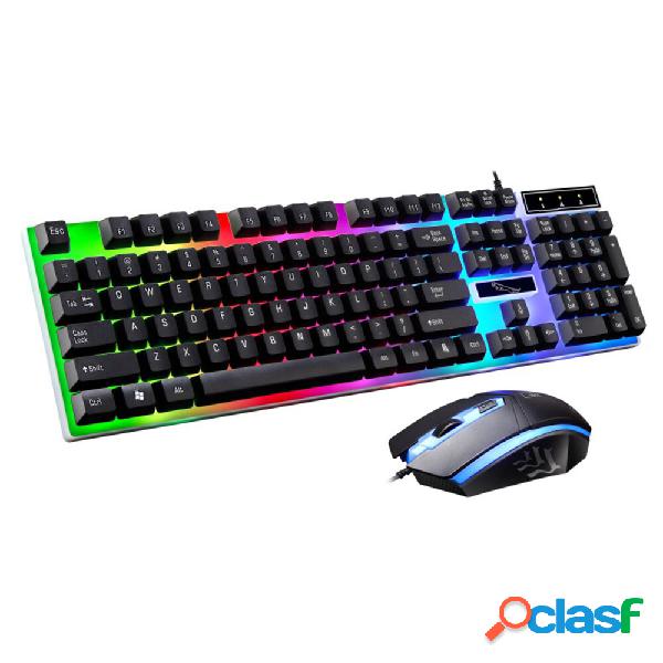 G21 USB Wired Keyboard Mouse Set 104 tasti Sospesi Keycaps