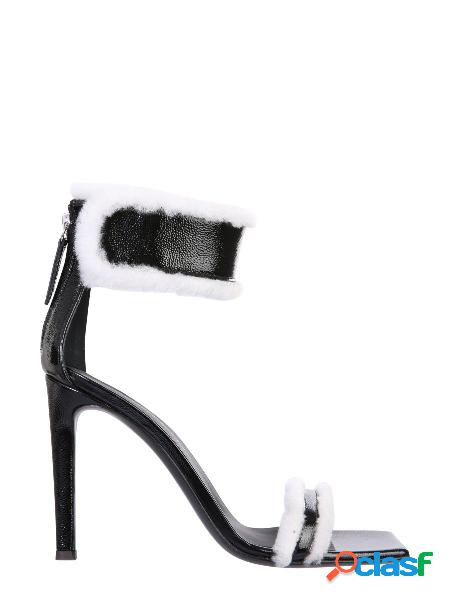 GIUSEPPE ZANOTTI DESIGN SANDALI DONNA I000070002 PELLE NERO