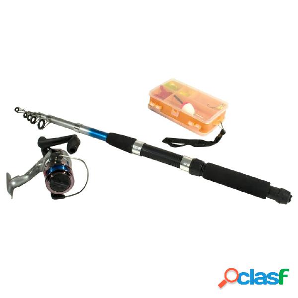 Game on Fishing Canna da Pesca Telescopica Giocattolo 2,1 m