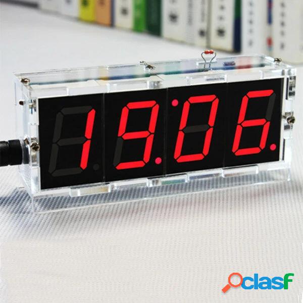 Geekcreit 2PCS FAI DA TE 4 cifre LED Kit orologio