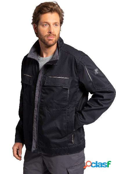 Giacca da lavoro, fino alla tg. 7XL, Uomo, Nero, Taglia:
