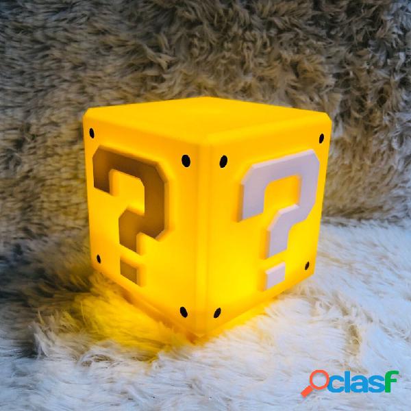 Gioco classico Punto interrogativo Forma Block LED Luce