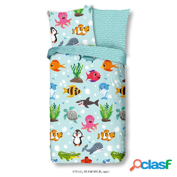 Good Morning Copripiumino per Bambini Seaworld 135x200 cm
