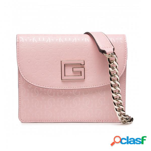 Guess Blane Mini logo 4G Borsa a tracolla in vernice Guess