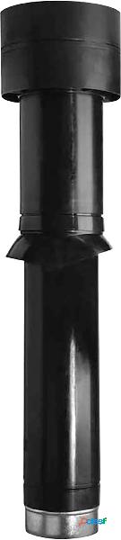 Helios DH 160 S Cappa a tetto Nero