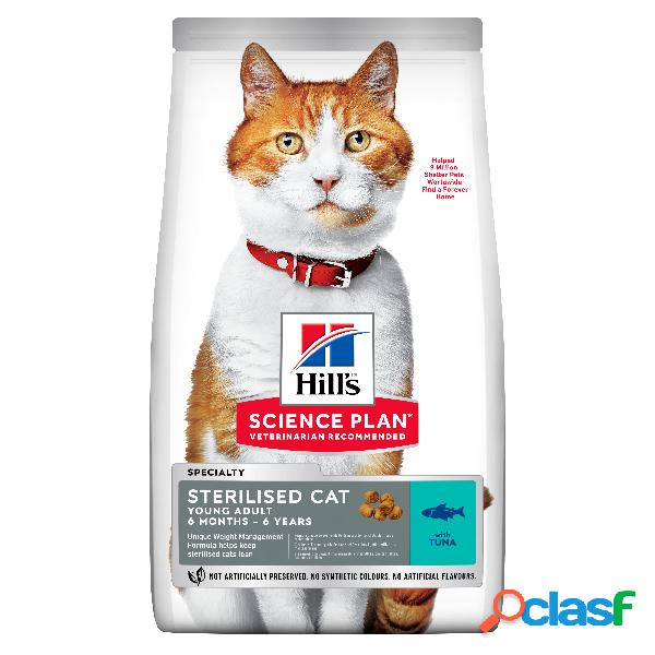 Hills Science Plan Cat Young Adult Sterilised con Tonno 1,5