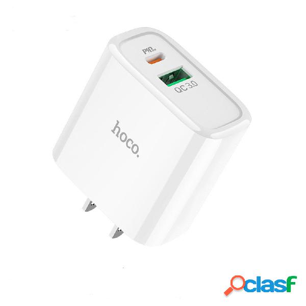 Hoco C57 US Caricatore PD + QC3.0 per tablet Smartphone