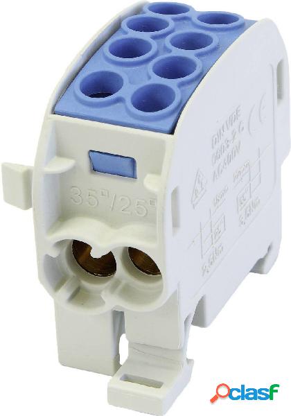 HoraeTec 106291 Terminale ramo principale Ottone, PA Grigio