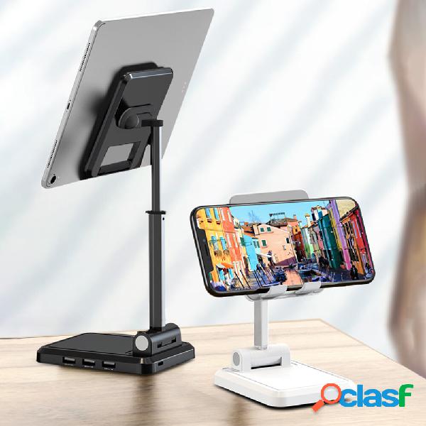 IPAKY Desktop Caricatore USB a 3 porte Supporto per tablet