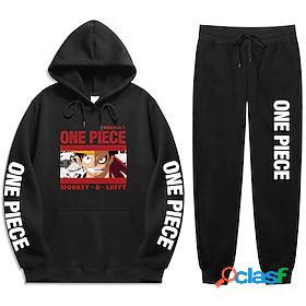 Inspired by One Piece Monkey D. Luffy 100% Polyester Hoodie