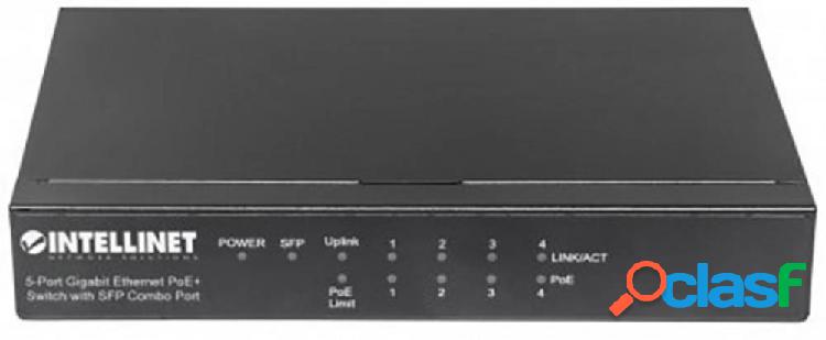 Intellinet 561174 Switch di rete 5 Porte Funzione PoE