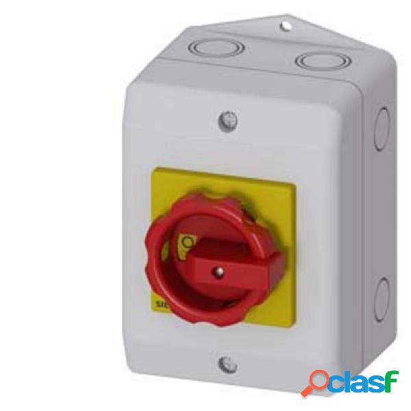 Interruttore sezionatore Rosso, Giallo 3 poli 6 mm² 16 A