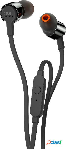 JBL Harman T210 Cuffie auricolari via cavo Nero headset con