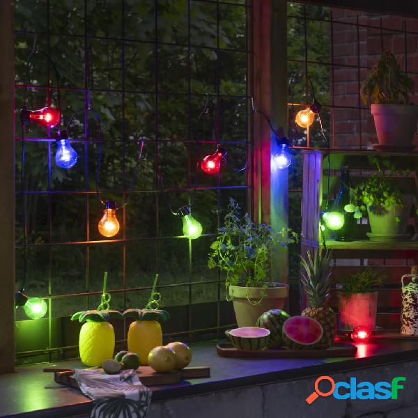 KONSTSMIDE Luci per Feste con 20 Lampadine Multicolori