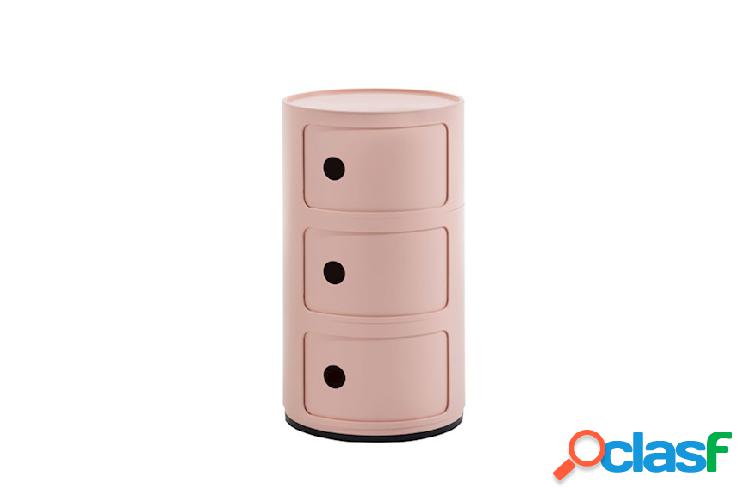 Kartell Cassettiera Componibile Bio rosa rosa