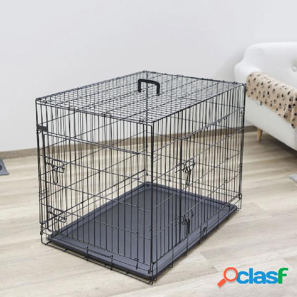 Kerbl Gabbia per Cani 92x63x74 cm Nera