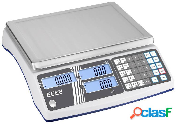 Kern RIB 10K-3M Bilancia calcolo prezzi Portata max. 15 kg