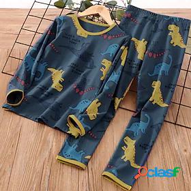 Kids Boys T-shirt Pants Clothing Set Long Sleeve 2 Pieces