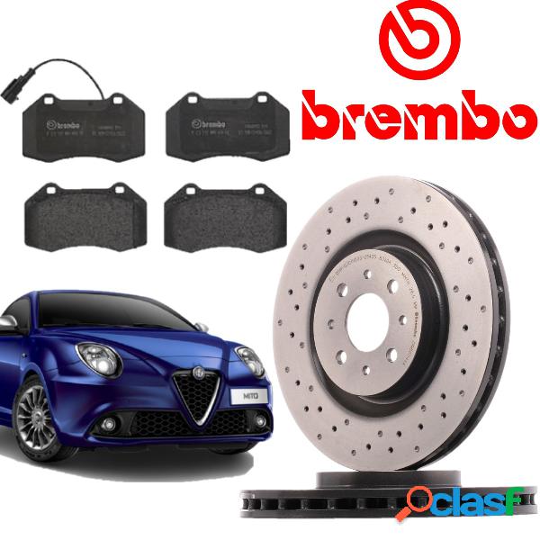 Kit Dischi e Pastiglie Freno Anteriori Brembo Alfa Romeo