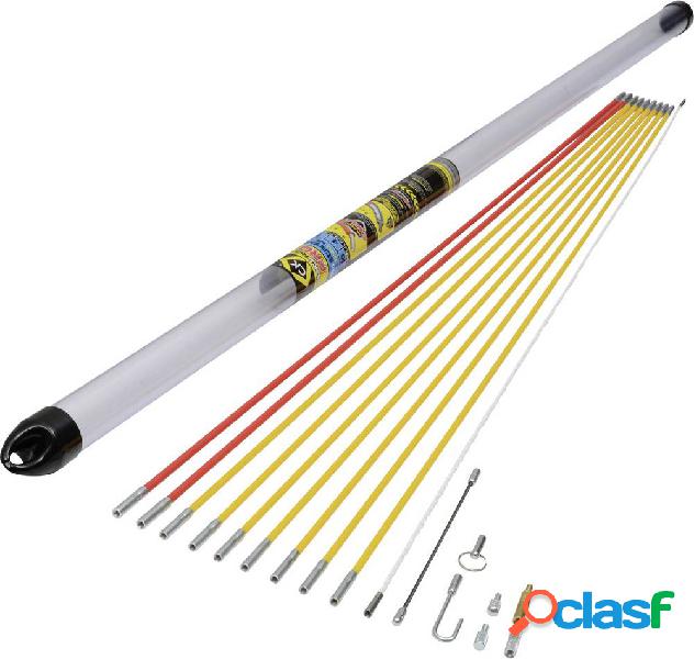 Kit di aste per tendere i cavi MightyRod PRO 10 m standard