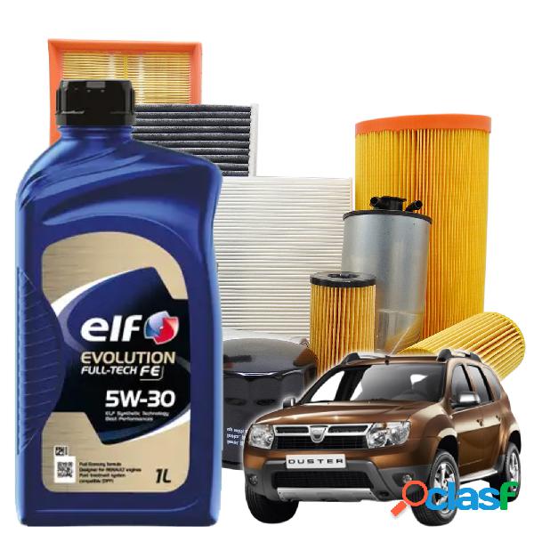 Kit tagliando Dacia Duster 1.5 Dci e Olio ELF 5w30