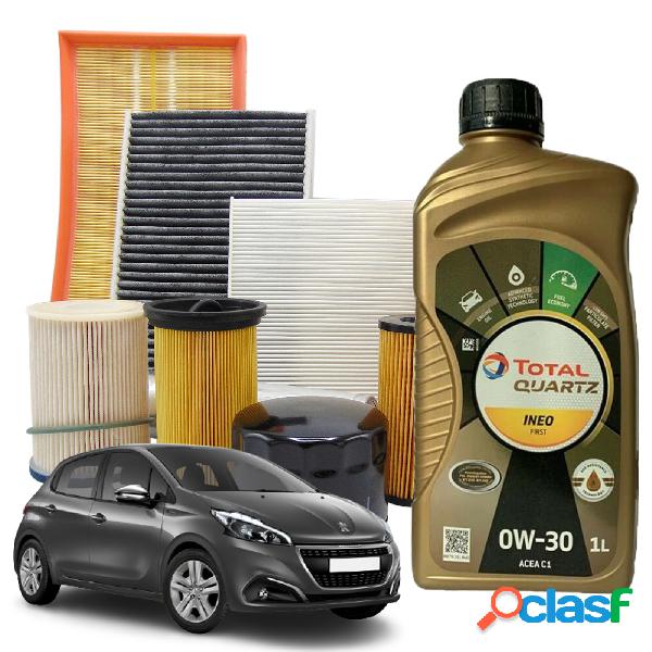 Kit tagliando Filtri + Olio Peugeot 208 DS3 1.6 Hdi Olio