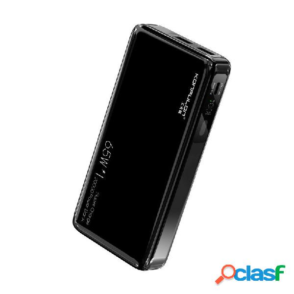 Konfulon A25Q 65W 20000mAh Power Bank esterno Batteria