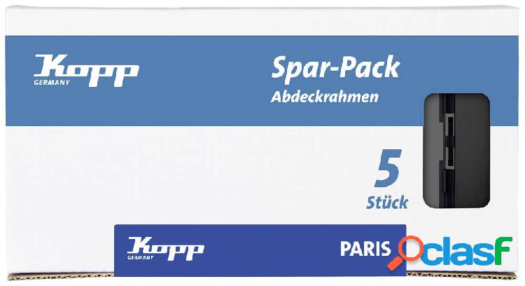Kopp Telaio di copertura Coperchio Paris Nero (opaco)