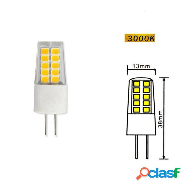 LAMPADINA G4 LED SMD 2,5 WATT 12V LUCE FREDDA 6500K CALDA