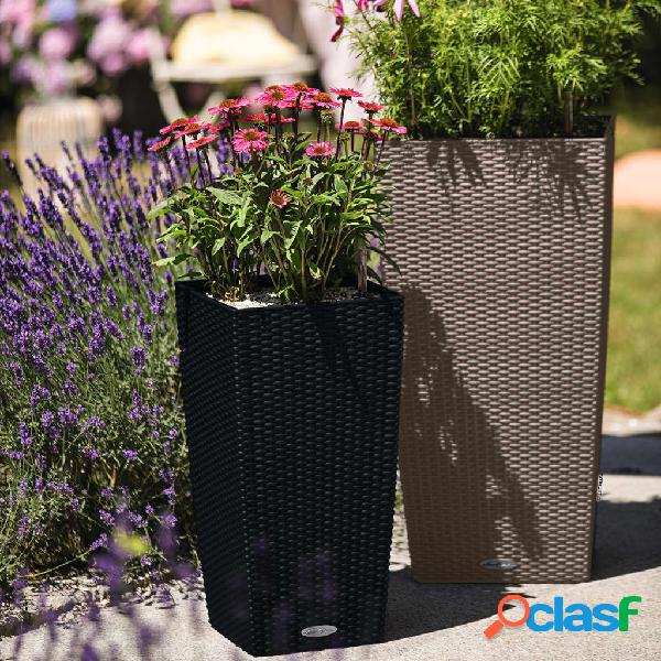 LECHUZA Fioriera CUBICO Cottage 30 ALL-IN-ONE Granito