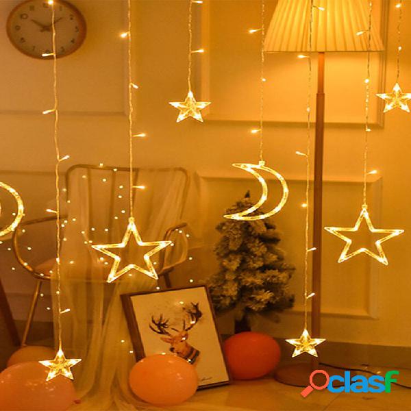 LED Star Moon Shape lampada Lanterne Luci della stringa