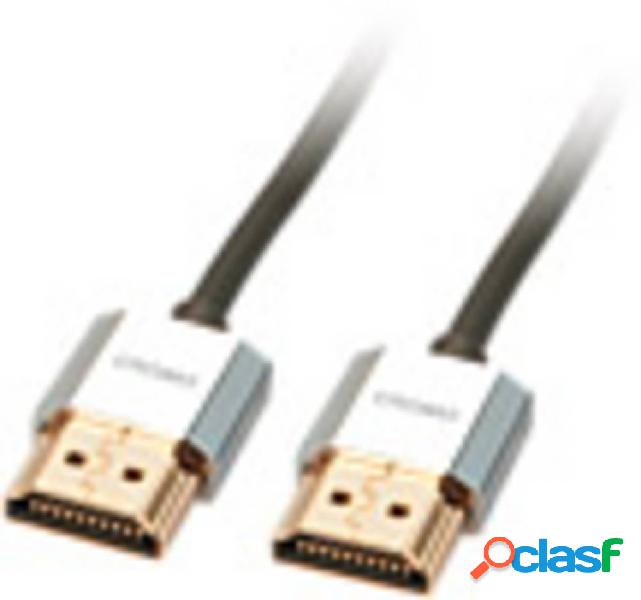 LINDY HDMI Cavo Spina HDMI-A, Spina HDMI-A 1.00 m Grigio