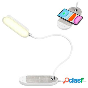 Lampada da Scrivania Momax Q.Led Flex con Caricabatterie