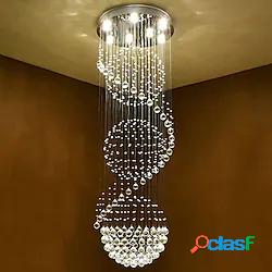 Lampadario di design linea 60 cm in metallo galvanizzato