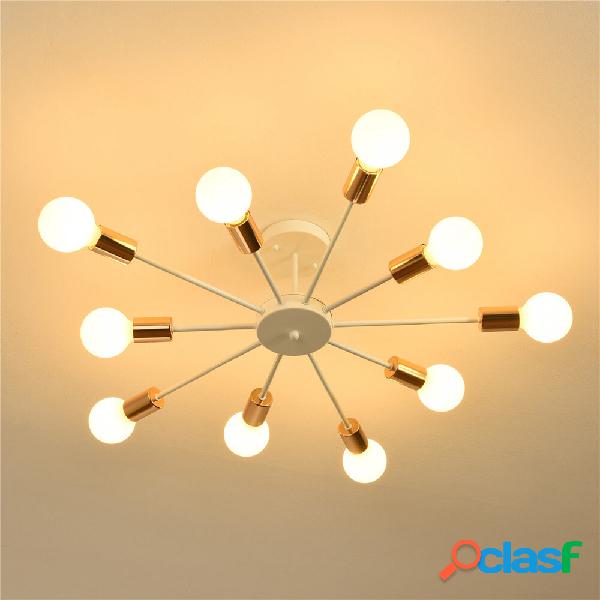 Lampadario moderno a 10 luci Sputnik Lampadario in bronzo da