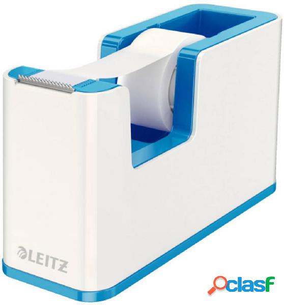 Leitz Dispenser per nastro adesivo WOW 5364 Bianco, Blu